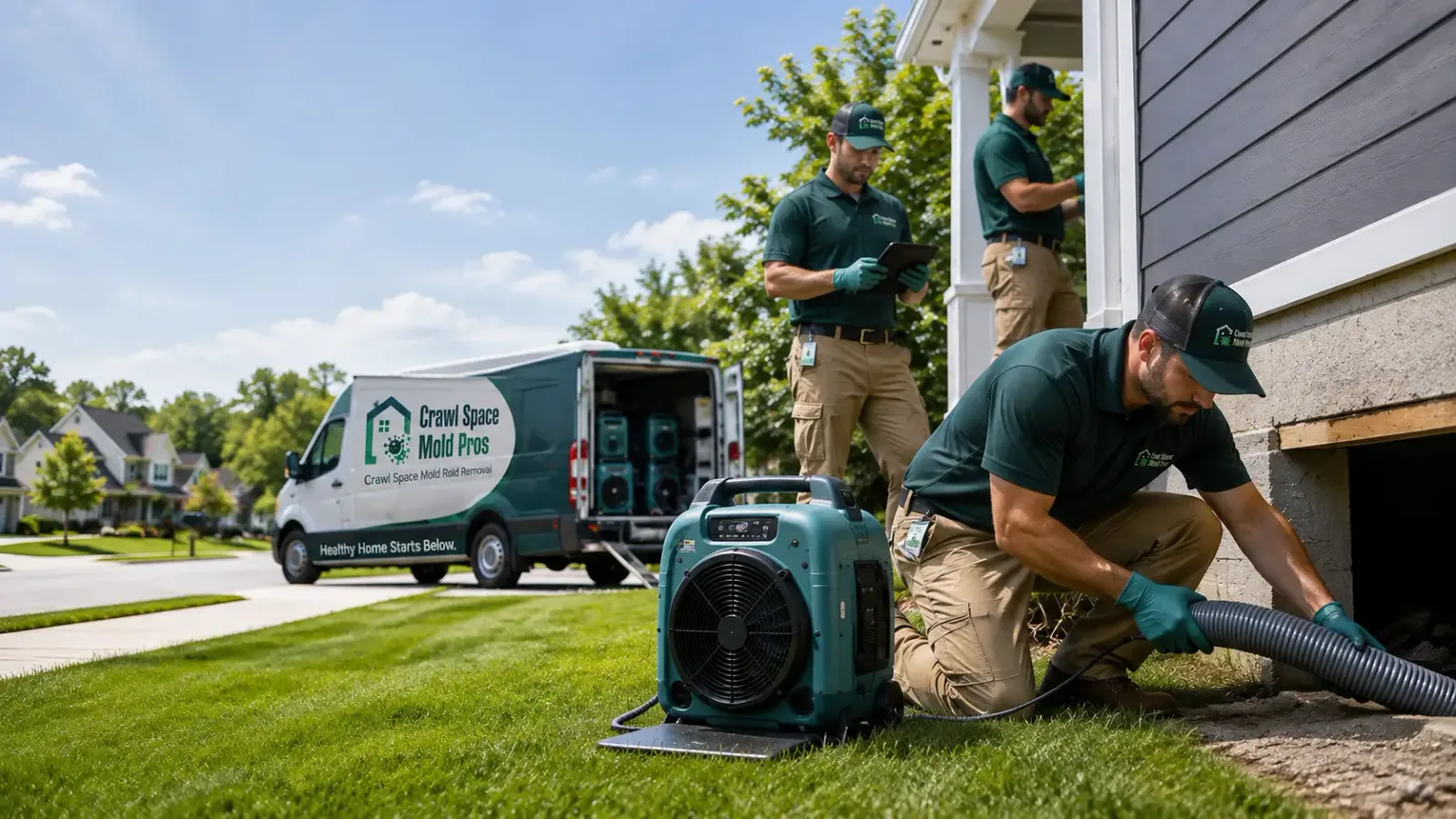Crawl Space Mold Removal in Morris, CT